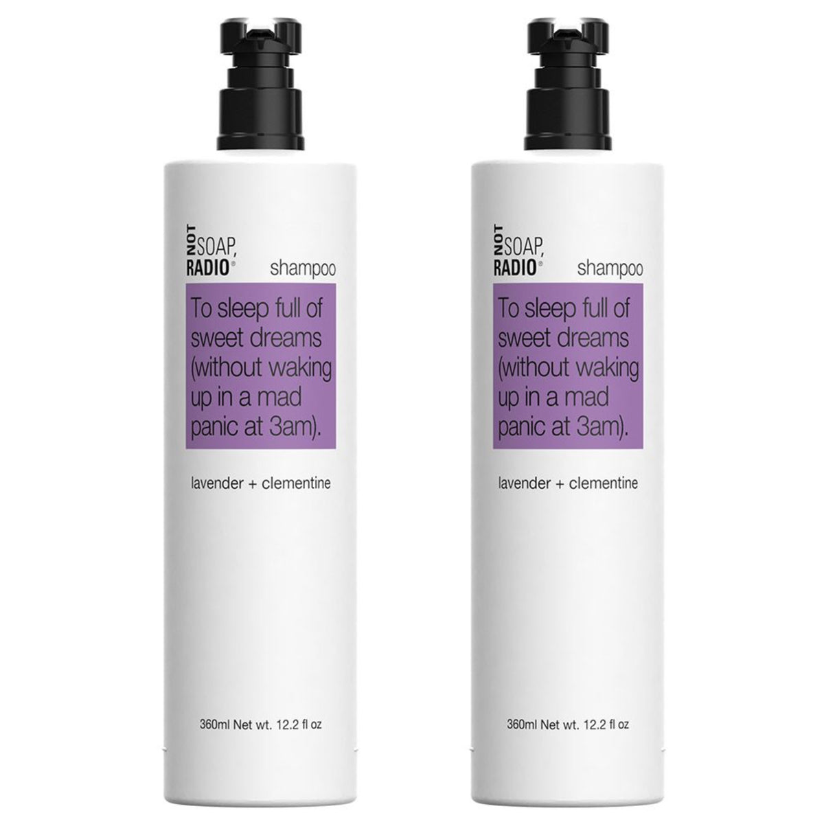 Gilchrist & Soames not soap, radio shampoo 12oz bundle set of 2