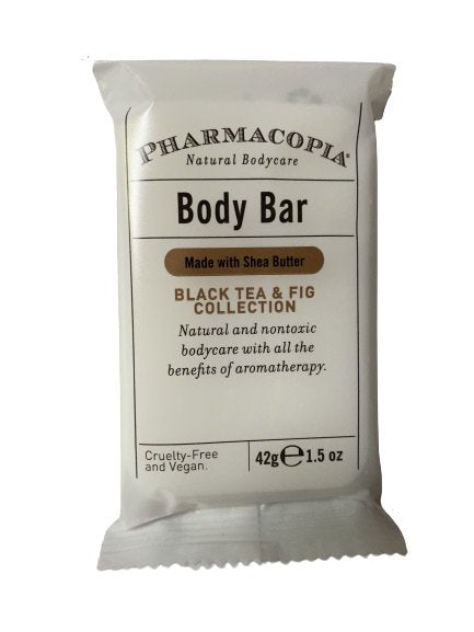 Pharmacopia Black Tea and Fig Body Bar 1.5oz Set of 10