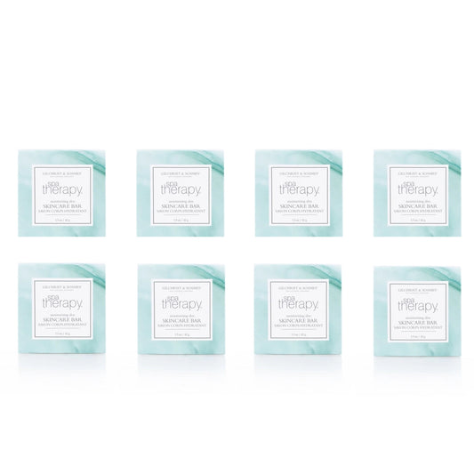 Gilchrist & Soames Spa Therapy Moisturizing Aloe Soap 1.5oz Bundle of 8 Bars