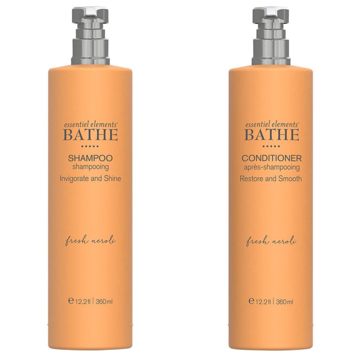 Gilchrist & Soames Essentiel Elements bathe shampoo & conditioner 360ml bundle set