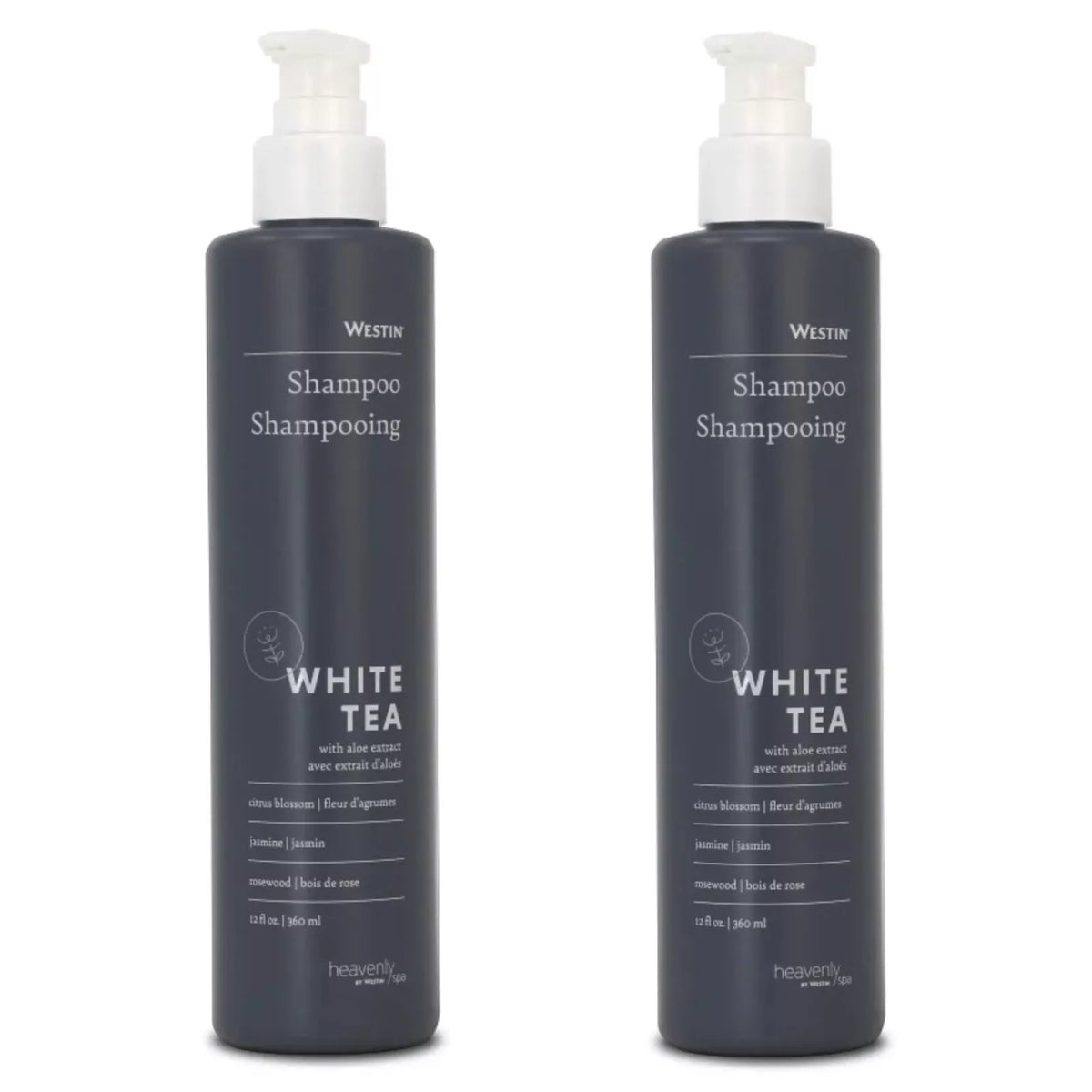 Westin White Tea Shampoo with Aloe 12oz Set of 2 New
