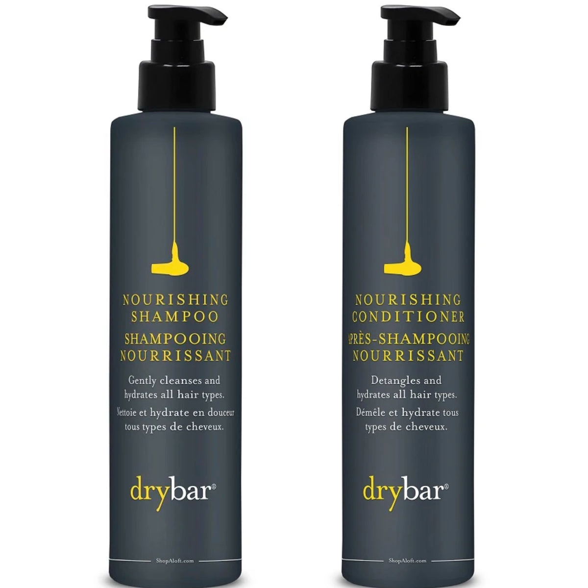 Drybar Nourishing Shampoo & Conditioner Larger Size 12.2oz Bundle Set