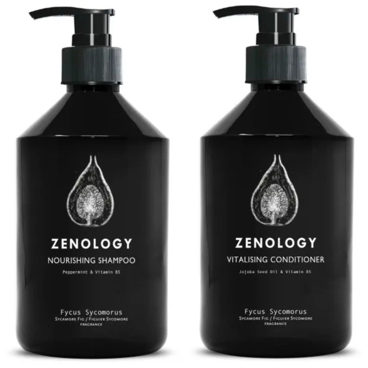 Zenology Fycus Sycomorus Shampoo & Conditioner 500ml Bundle