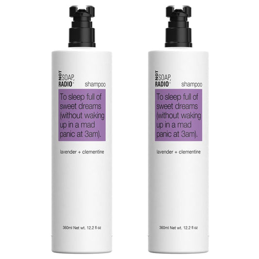 Gilchrist & Soames not soap, radio shampoo 12oz bundle set of 2