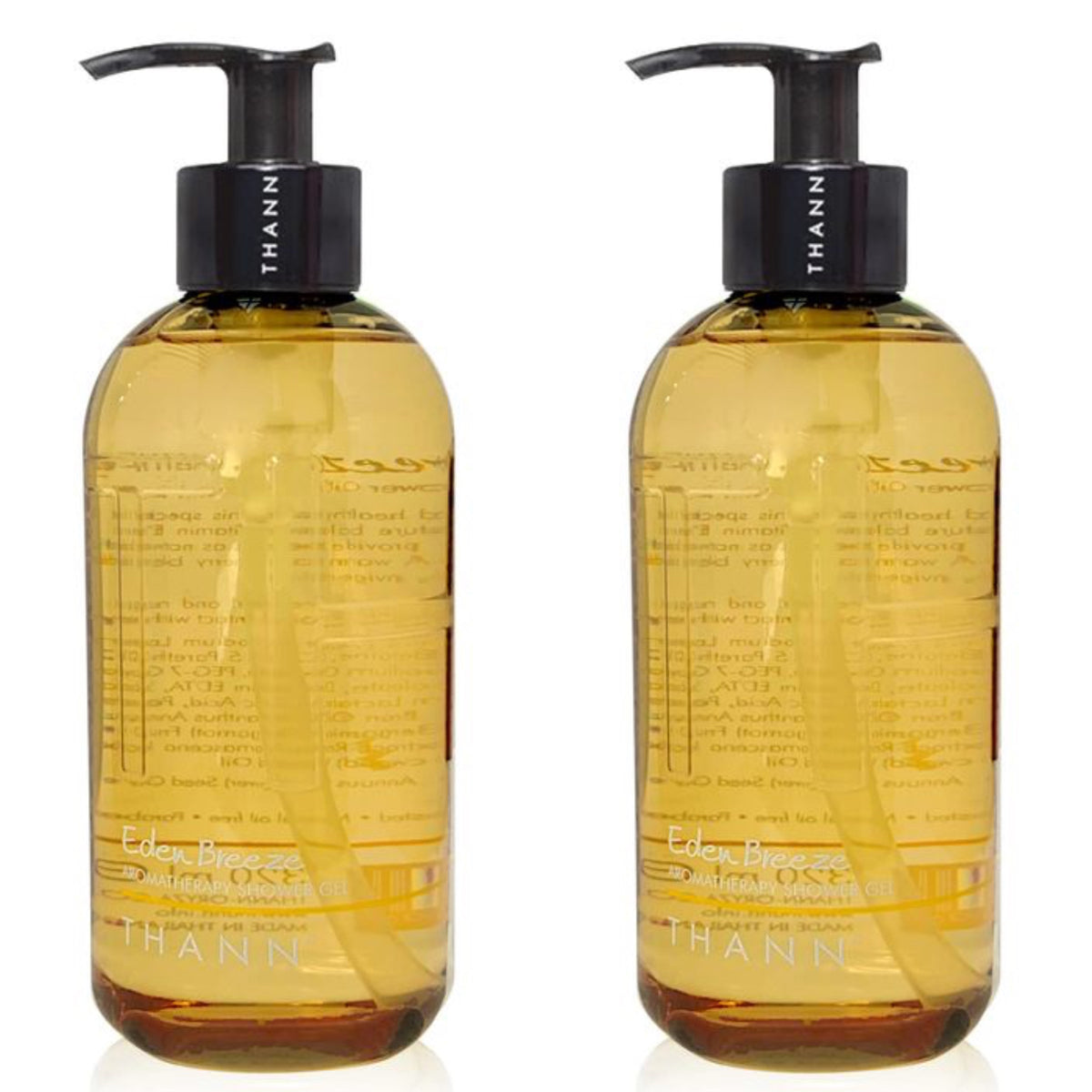 Thann Eden Breeze Aromatherapy Shower Gel Bundle Family Size
